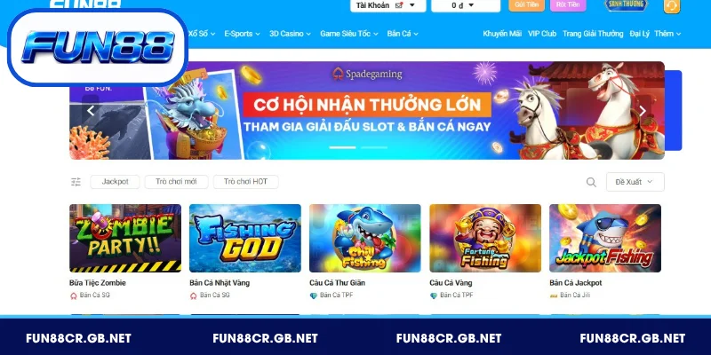 Cách chơi Bắn cá FUN88 đơn giản chi tiết chỉ với 4 bước cơ bản