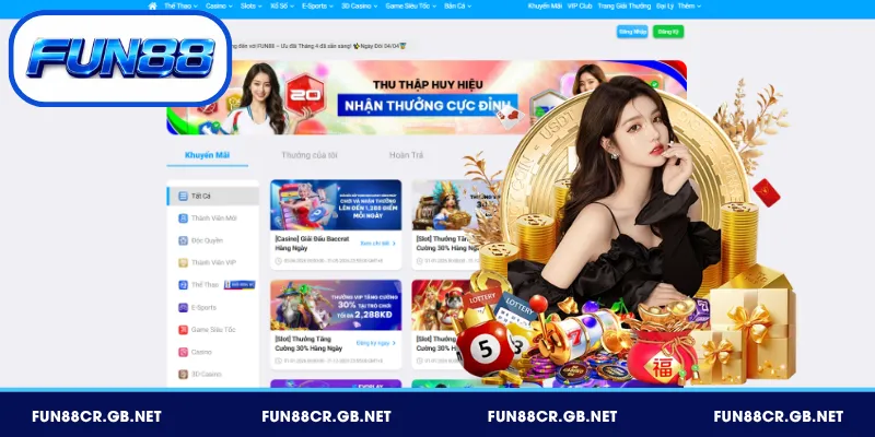 Khám phá 4 nhóm khuyến mãi FUN88 chính