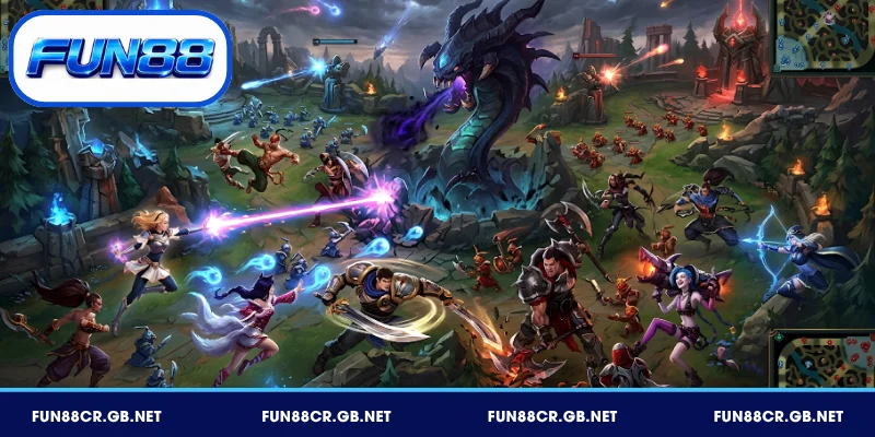 Esport FUN88 – Siêu Phẩm Giàu Tính Chiến Thuật, Hiện Đại 2 League of Legends siêu hấp dẫn, cược là mê