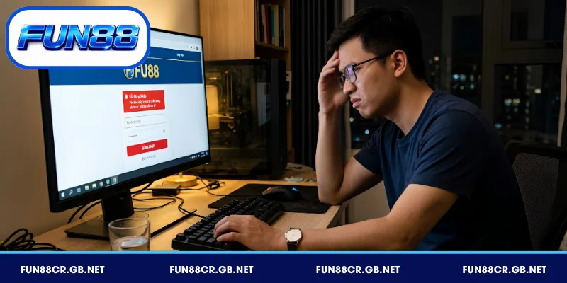 Lỗi đăng nhập FUN88 thường gặp và cách khắc phục