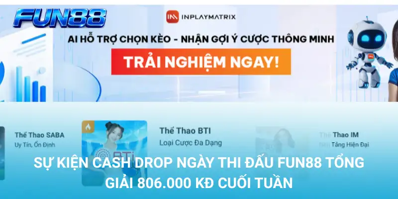 Sự kiện Vòng Quay Miễn Phí slot FUN88 với 6 cấp thưởng theo doanh thu