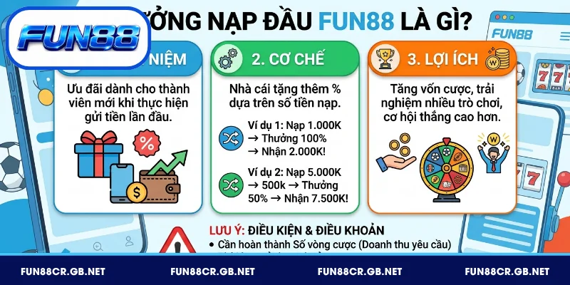 Thưởng nạp đầu là chương trình nhân đôi giao dịch cho người chơi