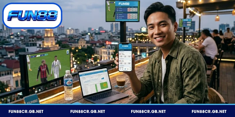 Tỷ lệ kèo FUN88 live nhanh chóng, đầy đủ