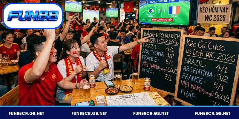 Vài nét về khái niệm và cơ chế kèo vô địch World Cup 2026